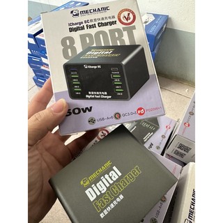bộ sạc 8 cổng USB đo dòng
