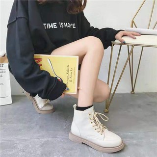 Giày Bốt Nữ Cổ Cao Thời Trang Hàn 2018