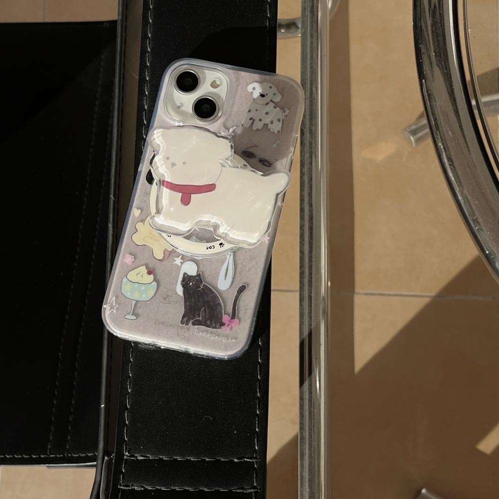 Vỏ Bao Da Điện Thoại Cứng Hình Mèo Đen Hít Nam Châm iphone 12 12pro 12promax 13 13pro 13promax 14 14pro 14promax 15 15pro 15promax Ốp