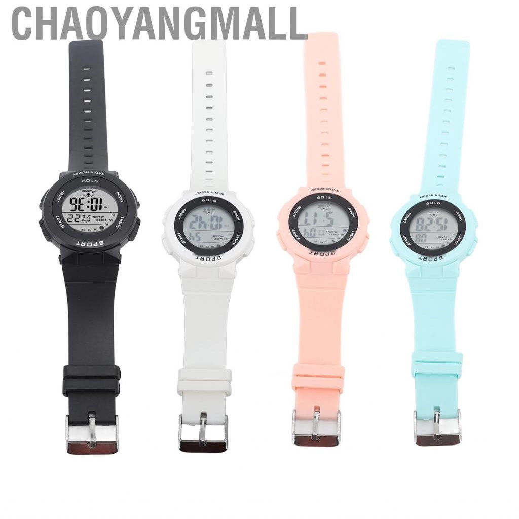 Chaoyangmall Student Electronic Watch Multifunction Waterproof Fashion Lightweight Luminous Wristwatch for Daily Sports