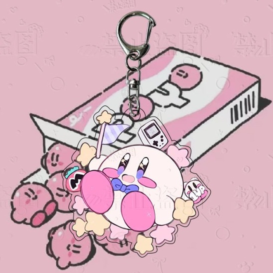 Móc Khóa Nhựa acrylic Hình Kirby 'S dream Dễ Thương