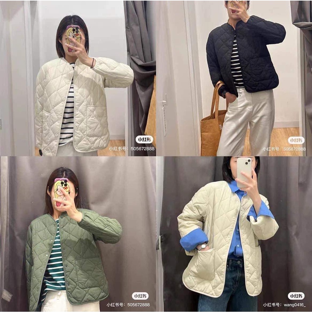 Áo phao kid Uni chần bông 112-458886 4 màu + 6% shopee