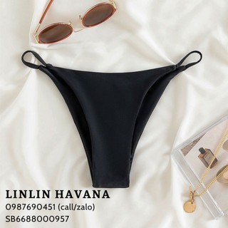 Quần Bikini Tam Giác Dây Mảnh Trơn