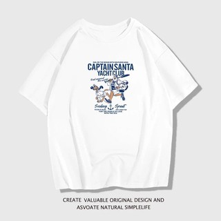 Áo thun nữ form rộng cotton cổ tròn in basic