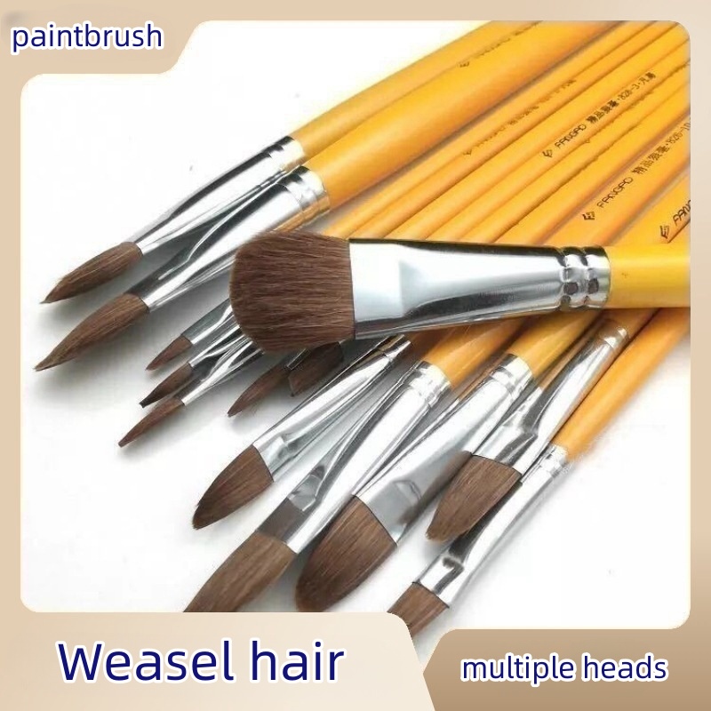 Weasel Cọ Vẽ Tranh Sơn Dầu / Đau / Màu Nước - 12 Đầu Khác Nhau