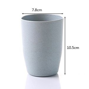 Cốc uống nước đánh răng đa năng bằng lúa mạch 300ml