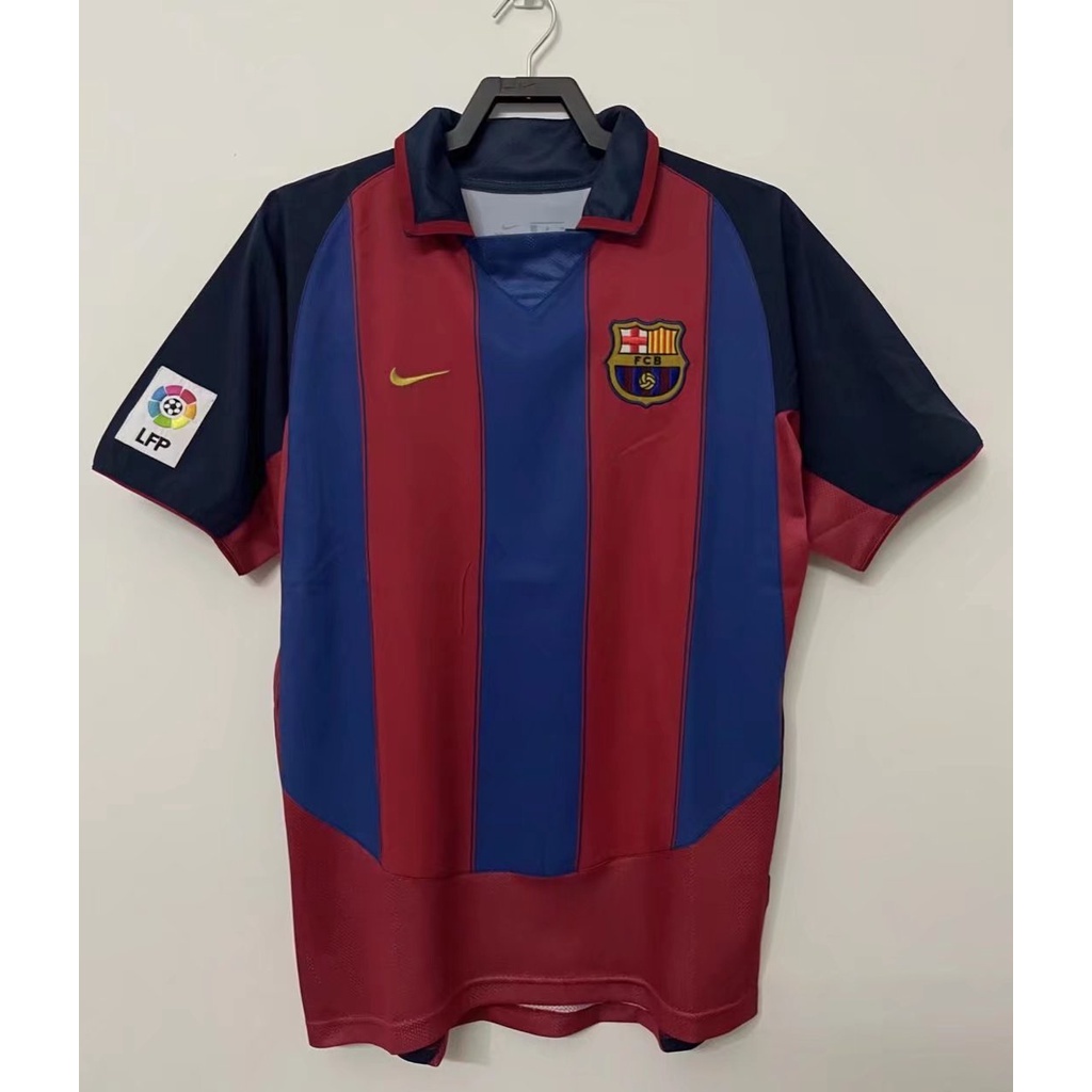 Áo Thun Bóng Đá Ngắn Tay Phong Cách Đội Tuyển Barcelona 0304