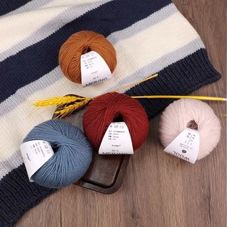 Cuộn Sợi Len Đan Móc Thủ Công 50g