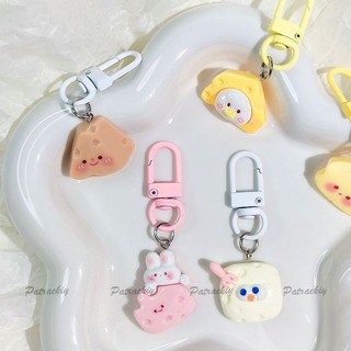 🌈Patrackiy✨Móc Khóa Hình Miếng Phô Mai Bằng resin mini Dễ Thương