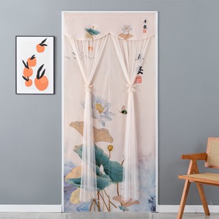 Phong Cách Mới Đục Lỗ Không Rèm Cửa Hai Lớp Vách Ngăn Rèm Bốn Mùa Vải Đa Năng Treo Rèm Phòng Ngủ Nhà Bếp Blackout Chống