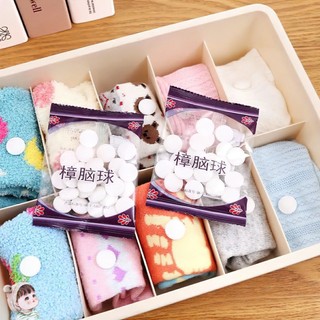 Viên long não băng phiến đuổi gián khử mùi tủ giày dép,tủ quần áo HAPPY
