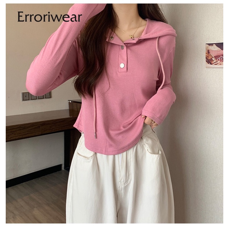 Áo Hoodie Lửng Màu Trơn Thời Trang Mới 2024 Cho Nữ