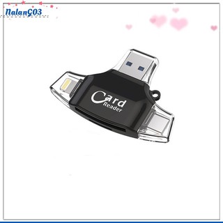 Đầu Đọc Thẻ Nhớ Micro Sd Otg Tf 4 Trong 1