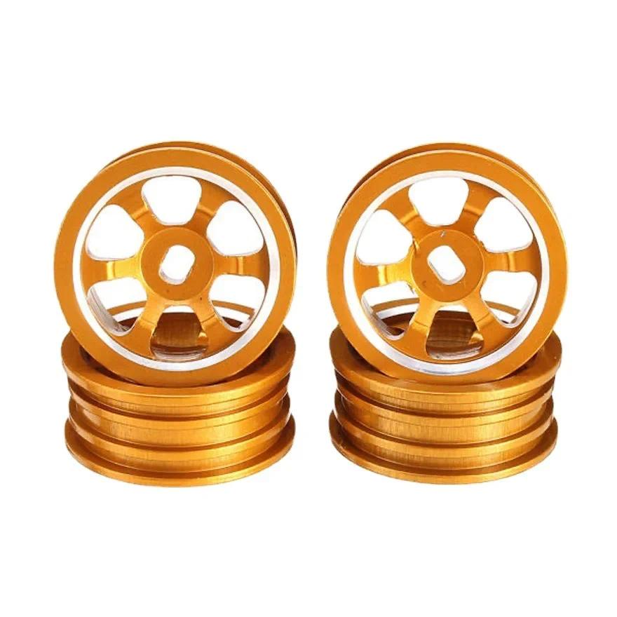 4 Lốp Bánh Xe Nhựa 1: 28 Có Vành Bánh Xe Cho Xe Tải WLtoys K969 K989