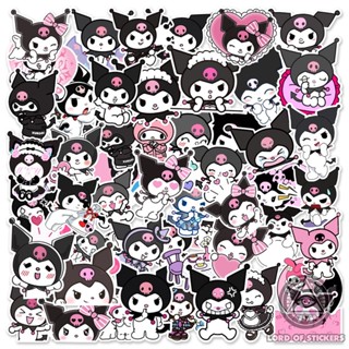 Set 50 Sticker Kuromi Cute Nhãn Dán Nhân Vật Hoạt Hình Dễ Thương Chống Thấm Nước Trang Trí Mũ Bảo Hiểm, Laptop, Vali, Sổ