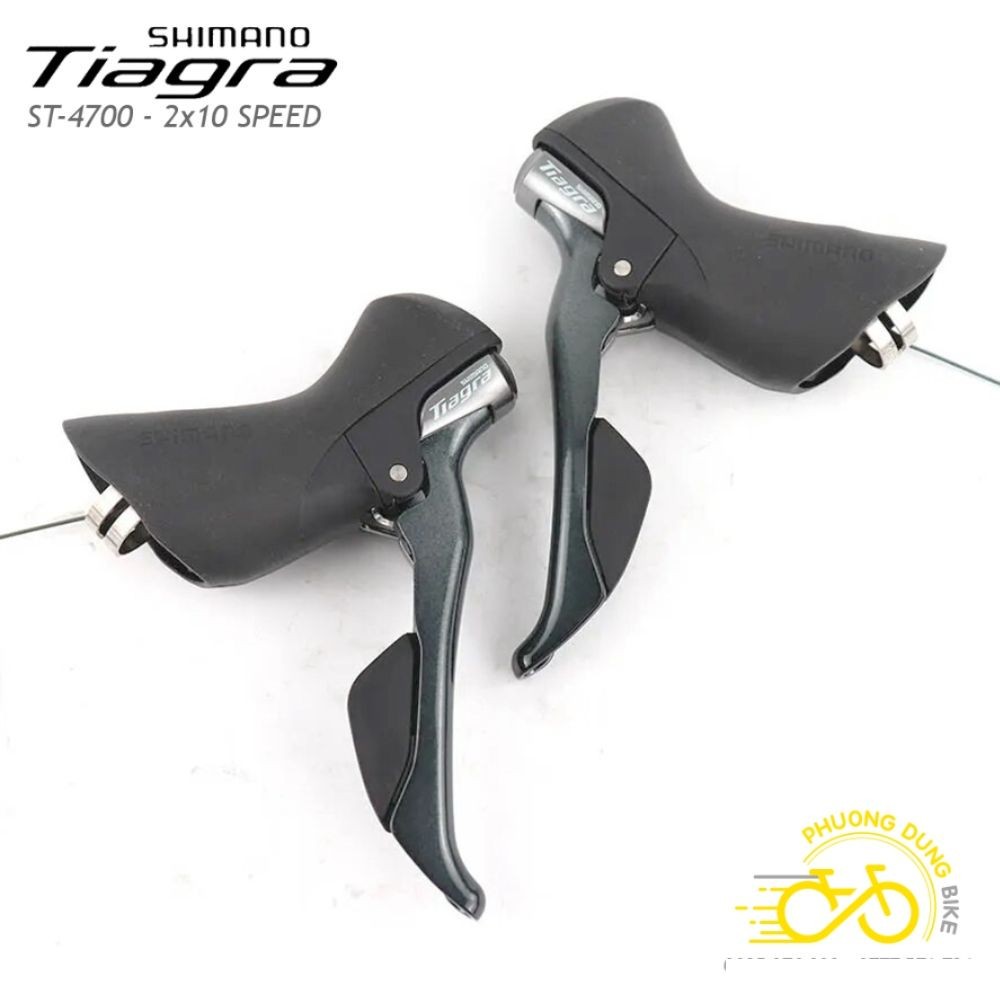 Tay đề lắc xe đạp SHIMANO TIAGRA ST 4700 2x10 Speed - Hàng chính Hãng