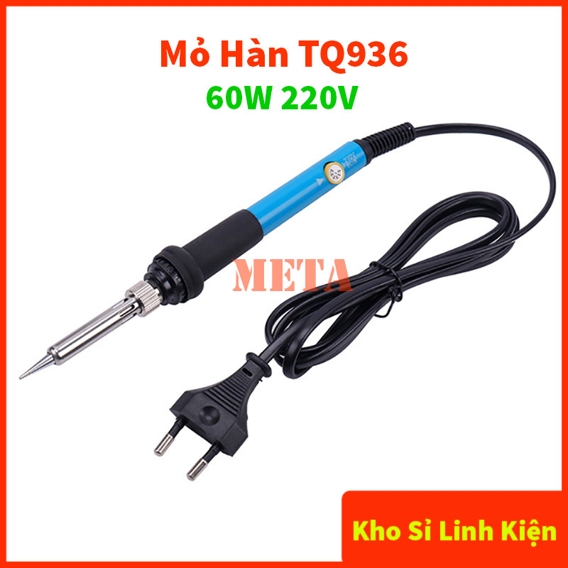 Mỏ Hàn TQ936 60W 220V, Máy Hàn TQ936 điều chỉnh nhiệt độ - Mỏ hàn 936, máy hàn 936, tay hàn TQ93, tr