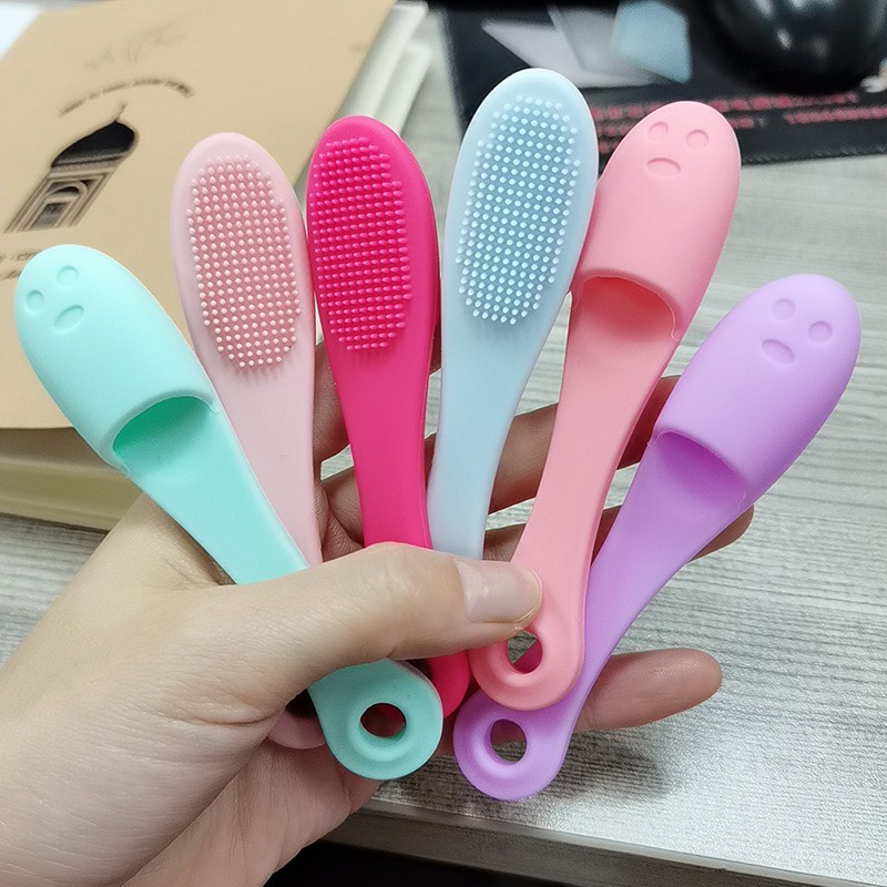 Silicone Bàn Chải Silicon Rửa Mặt / Lỗ Chân Lông / Đệm Đầu Lông Thú Cưng Mềm Mại / Mát Xa Làm Sạch / Chăm Sóc Da