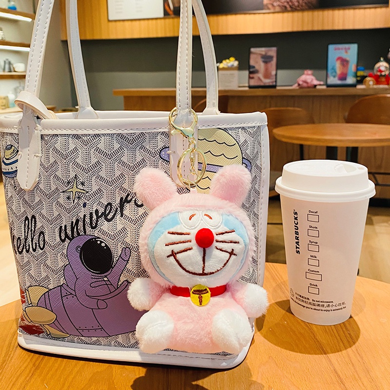 Hoạt Hình Móc Khóa Hình doraemon Nhồi Bông Đáng Yêu