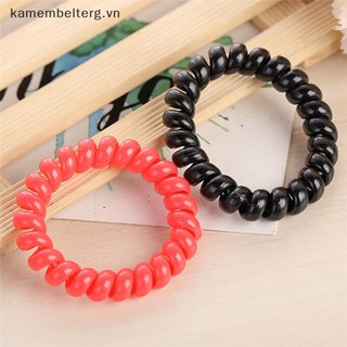 Set 10 Dây Cột Tóc Dạng Xoắn Co Giãn Thời Trang