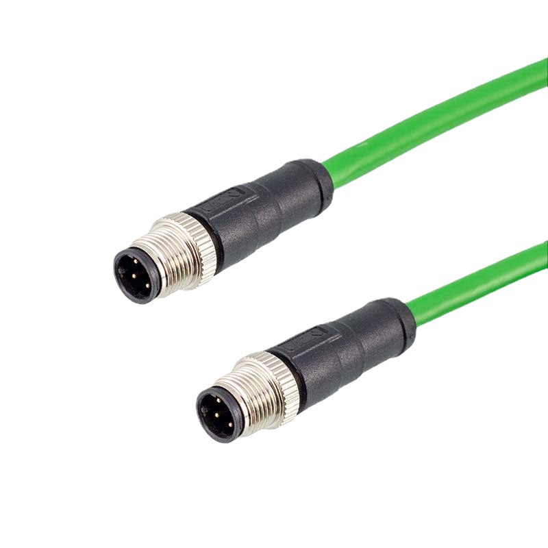 Dây Cáp Mạng ethernet m12 4 Lõi Chuyên Dụng rj45