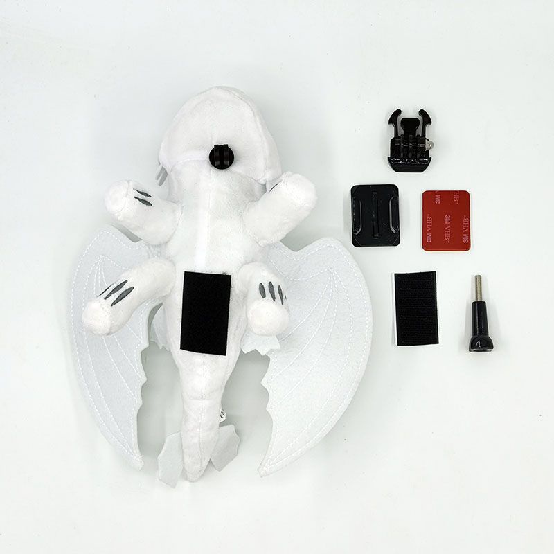 Mô Hình Búp Bê Trượt Tuyết Chạy Pin Dùng Trang Trí Mũ Bảo Hiểm