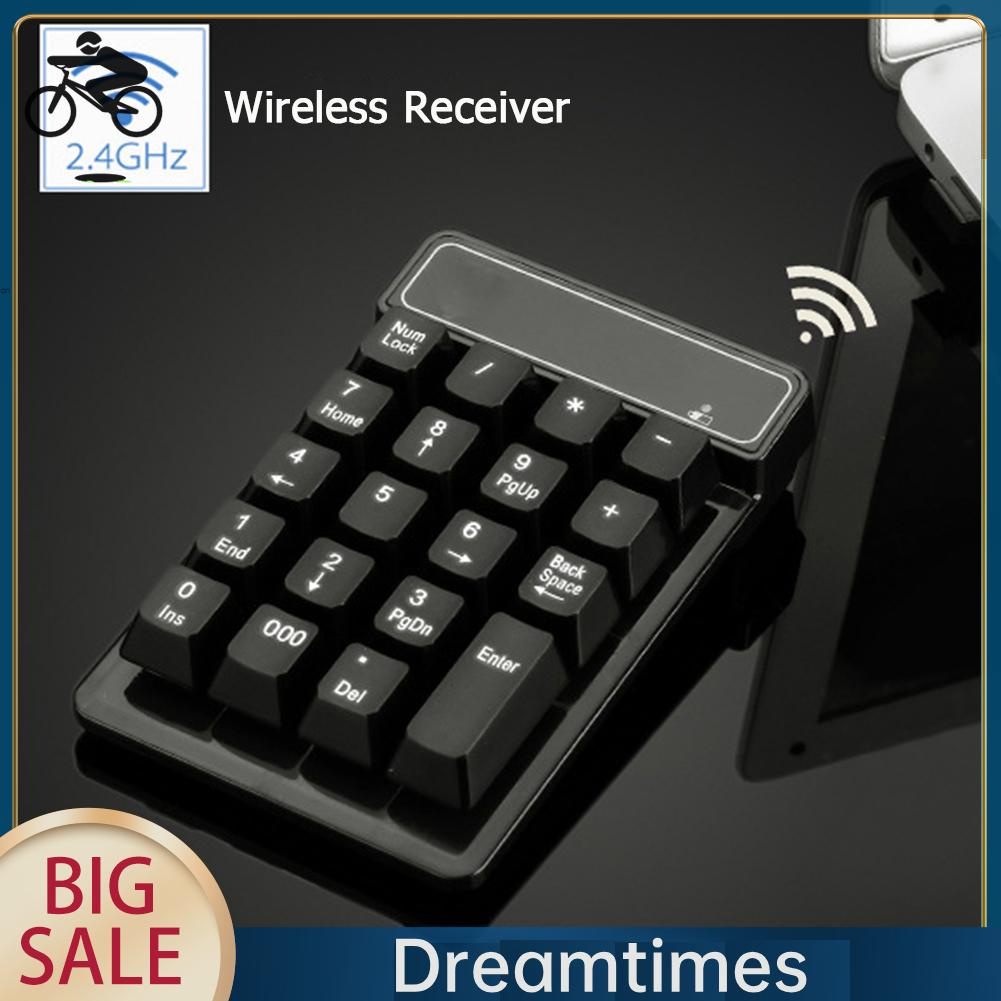 Bàn Phím Số 19 Phím Không Dây usb mini 2.4g dreamtimes1.vn Chống Nước