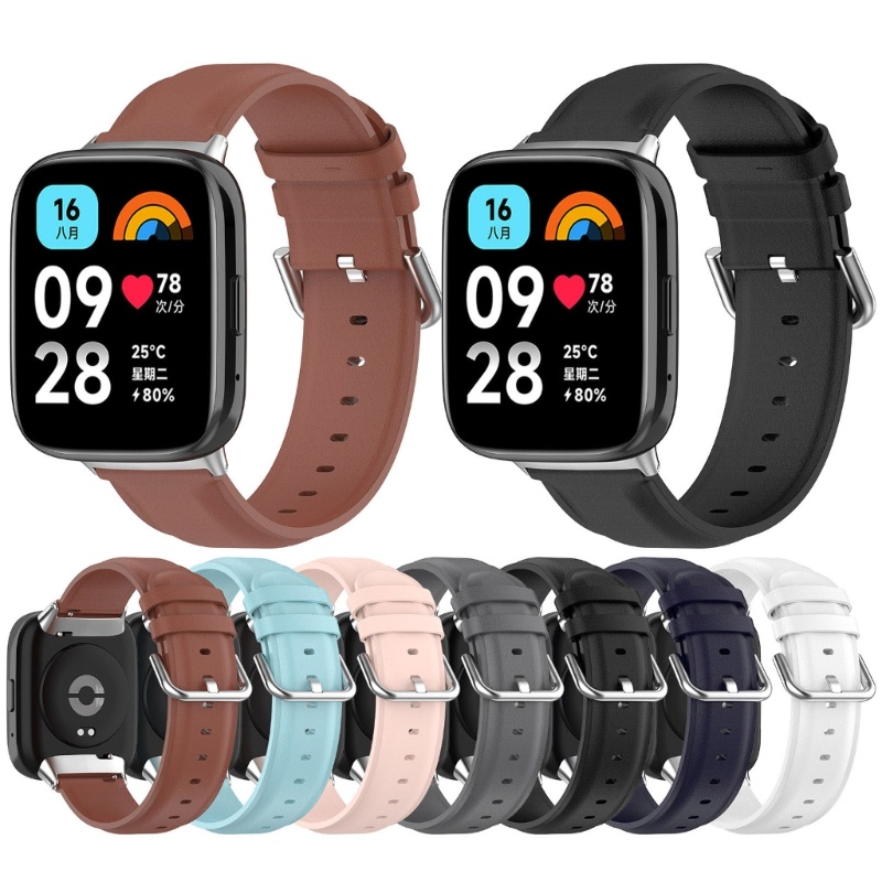 Ior Dây Đeo Bằng Da pu Thoáng Khí Thoải Mái Cho Đồng Hồ Thông Minh redmi watch 3 active lite