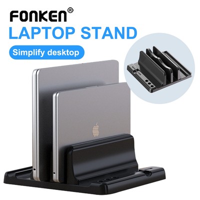 Giá Đỡ laptop FONKEN Kiểu Đứng Tiết Kiệm Không Gian Có Thể Điều Chỉnh