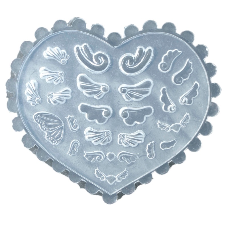 California Khuôn silicone Dập Nổi Hình Bướm 3d Trang Trí Móng Tay Nghệ Thuật