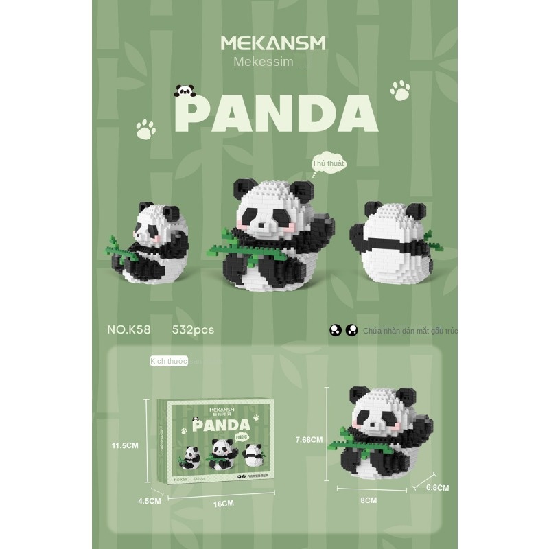 Gấu Trúc Đồ Chơi Đáng Yêu