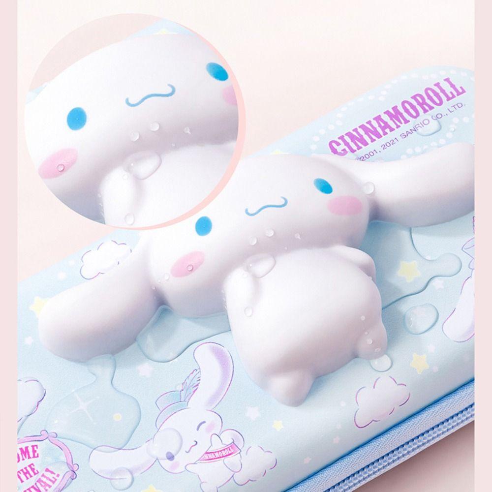 UUMIR Cinnamoroll Túi Đựng Bút Chì Sức Chứa Lớn In Họa Tiết Thỏ kuromi melody Dễ Thương Cho Nữ