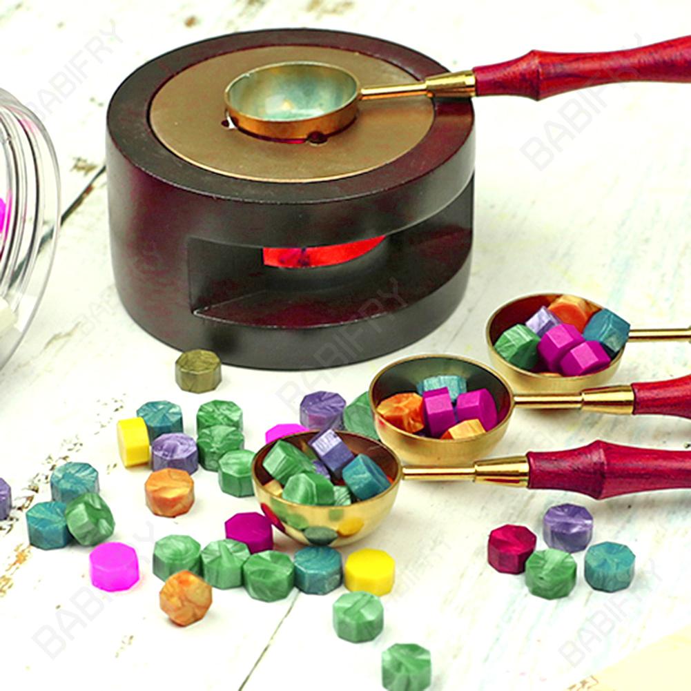 Nồi Nấu Sáp Đóng Dấu Niêm Phong Đồ Nội Thất Phong Cách vintage