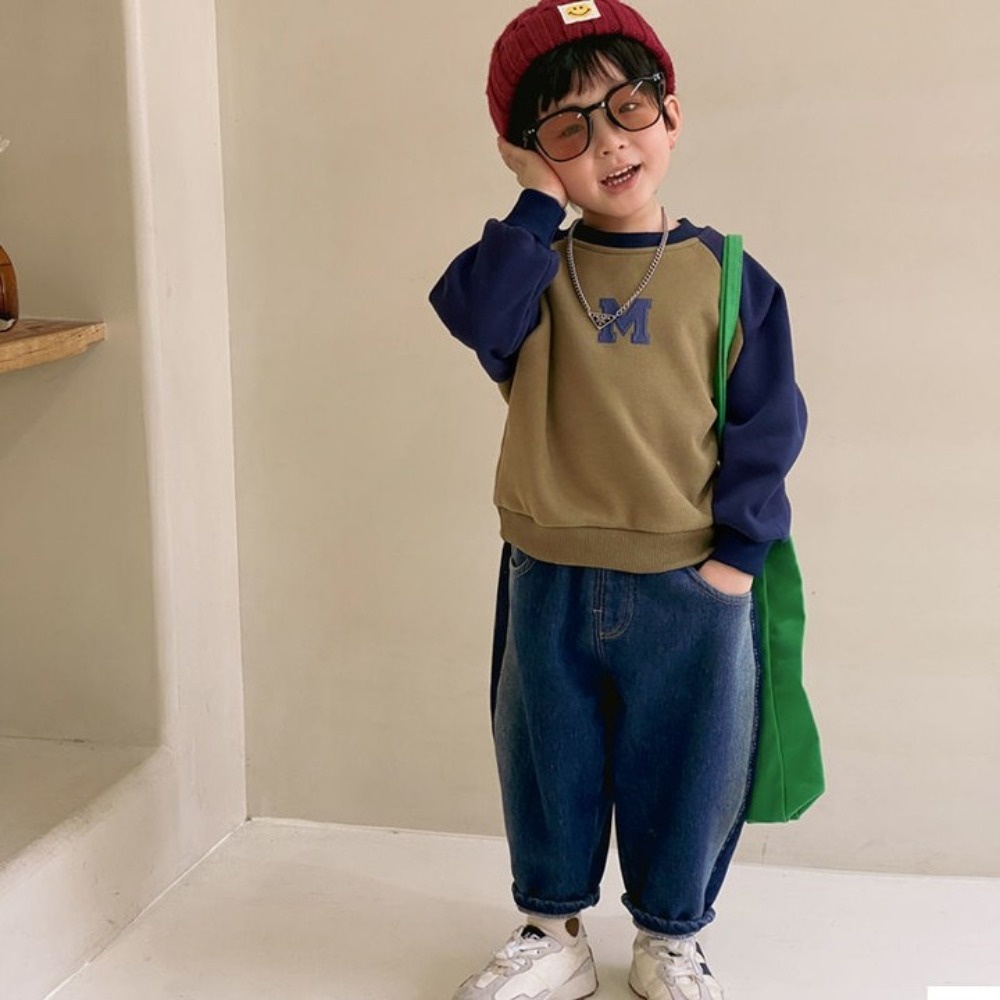 Áo Thun Tay Dài Nhiều Màu Sắc Thời Trang Mùa Thu Mới Dành Cho Trẻ Em