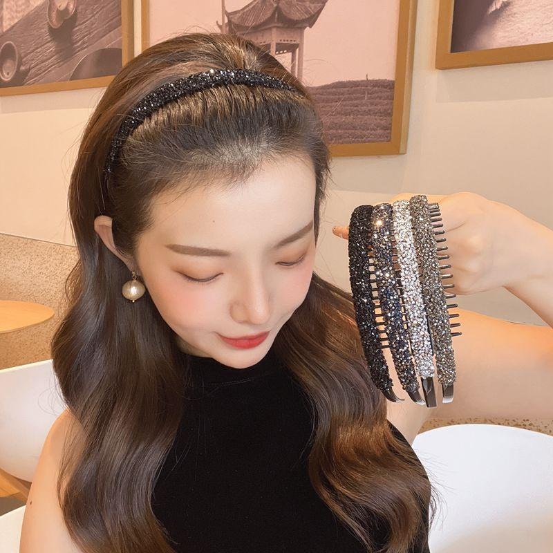 Băng Đô Cài Tóc Đính Đá Lấp Lánh Thời Trang Hàn Quốc