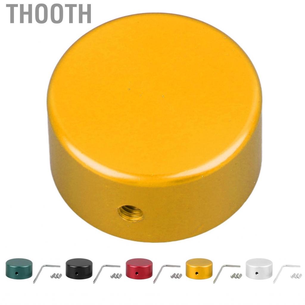 Thooth Guitar Effect Pedal Knob Hat  Aluminum Stylish Footswitch Topper Multi Functional for Replacement