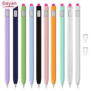 Vỏ Silicon Cao Cấp Giá Đỡ Ánh Sáng Chống Trơn Trượt Bao Da Với 2 Nib Bao Phụ Kiện Tương Thích Cho IPad Pencil 2nd