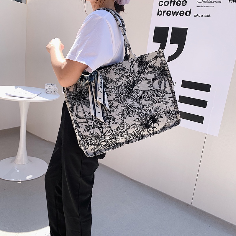 ENVIROSAX đơn giản túi tote công suất lớn túi xách vai nữ mới