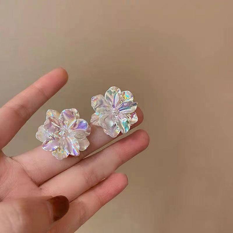 Bông Tai Hình Hoa Trà Phong Cách retro Pháp Thời Trang Mới 2023