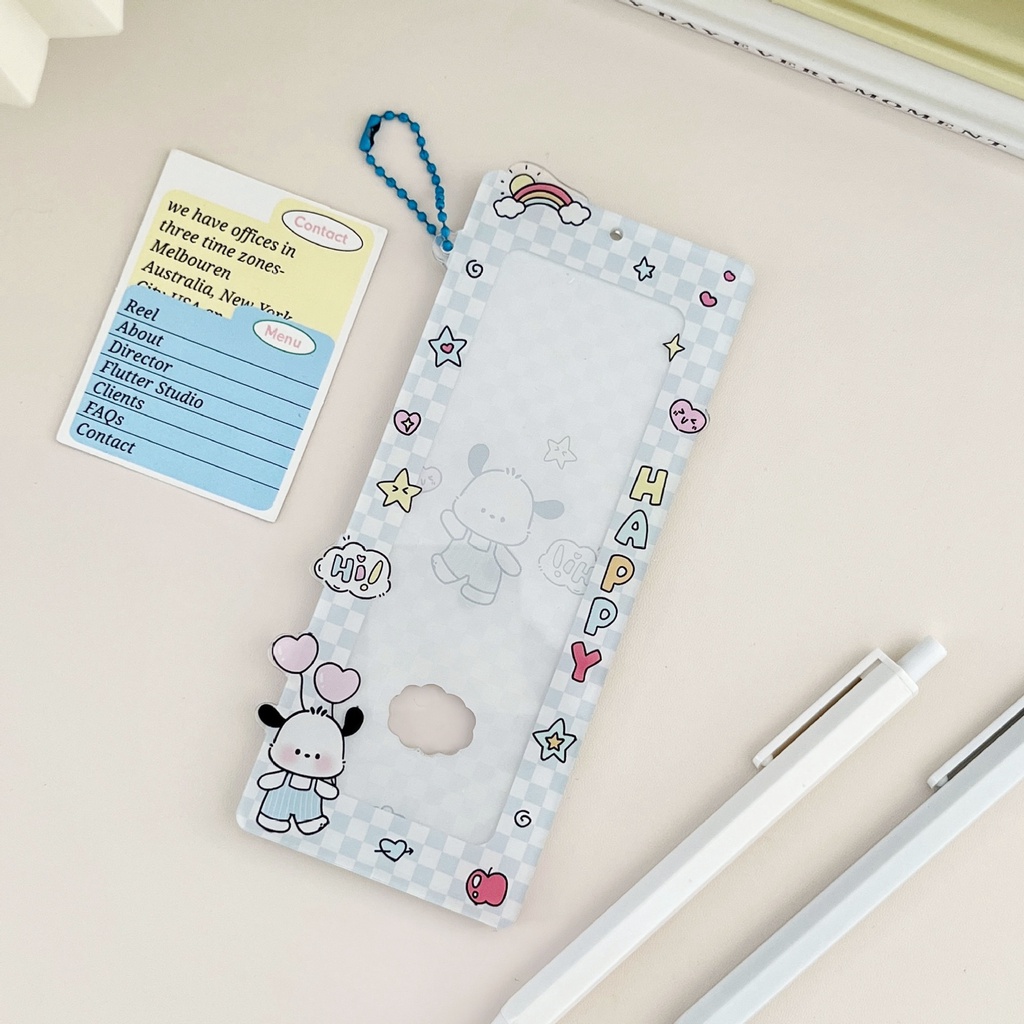 Dễ Thương Ví Đựng Thẻ idol Để Bàn Bằng acrylic Họa Tiết Chân Cún Đáng Yêu