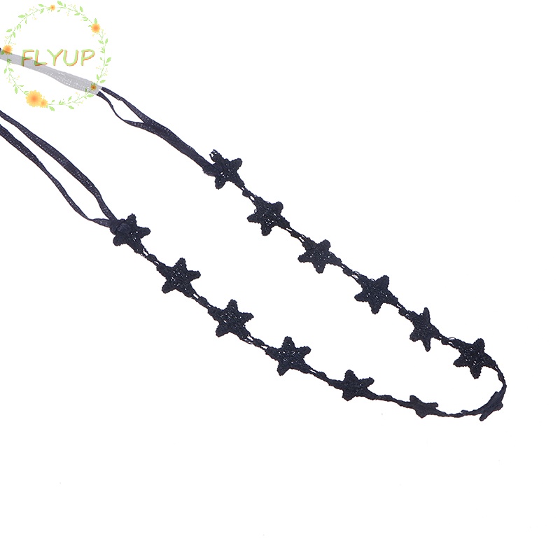 Flyup Vòng Cổ choker Ren Màu Đen Hình Ngôi Sao Phong Cách gothic Thời Trang Cho Nữ vn
