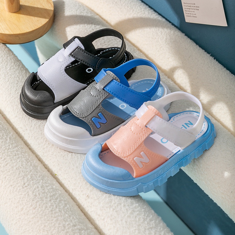 Mới Dép sandal Đế Mềm Chống Trượt In Hình Hoạt Hình Thời Trang Mùa Hè Dành Cho Trẻ Em