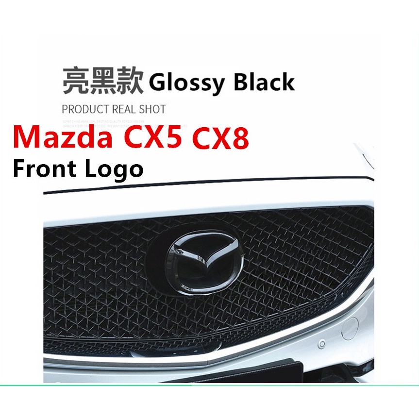 Mazda Ốp logo 3d Bằng Sợi carbon Cao Cấp Cho Xe Hơi mazda cx5 cx8 2017-2023 cx-5 cx-8