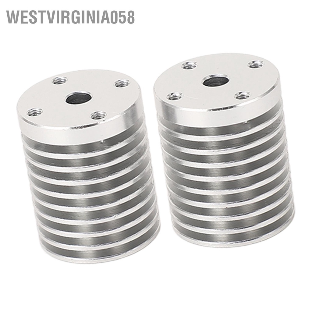 Westvirginia058 2 Chiếc Hotend Tản Nhiệt V6 Máy Đùn Nhôm Cho Voron 0.1 0.2 3D In