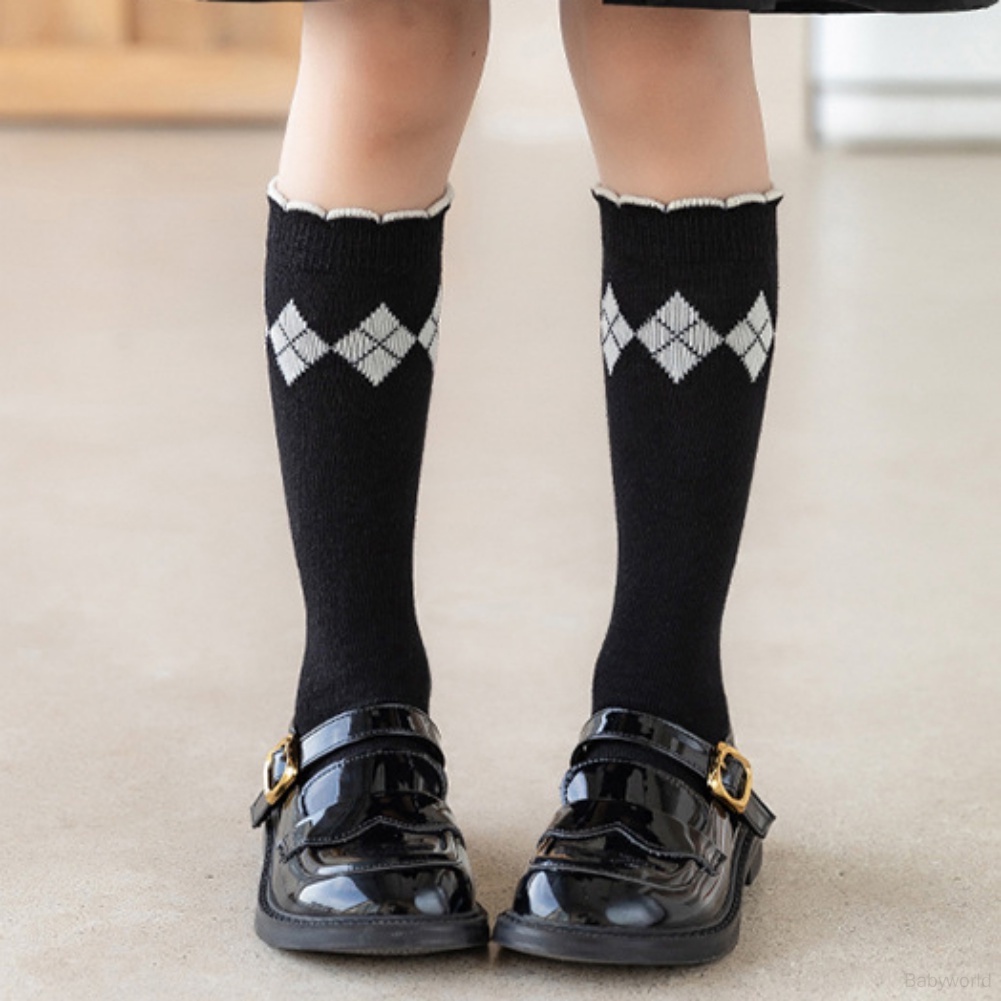 Vớ cotton Thoáng Khí Thấm Hút Mồ Hôi Đính Nơ Ngọt Ngào Cho Bé Gái