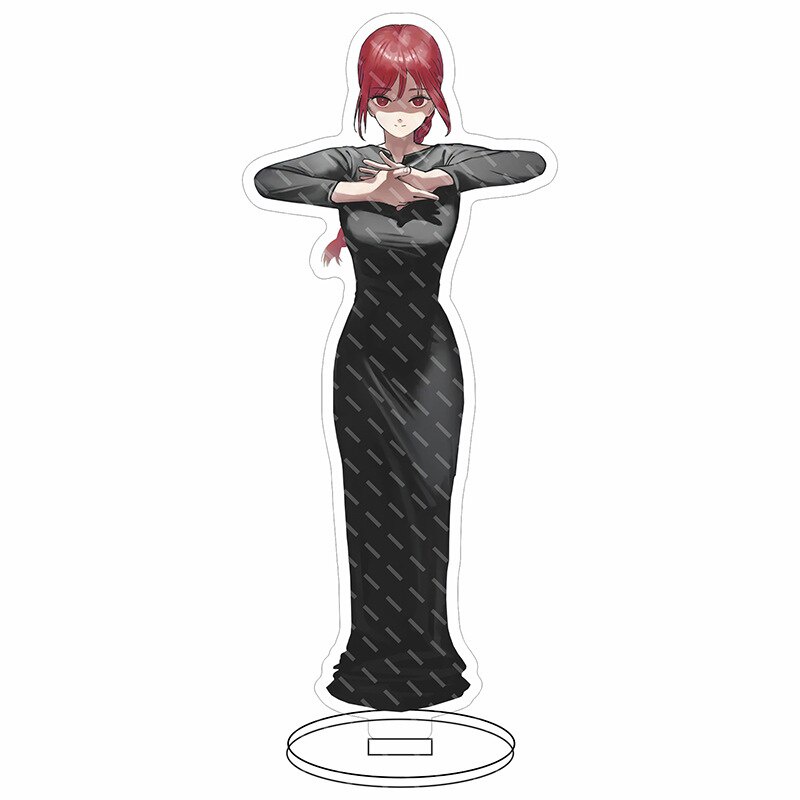 Mô hình Standee Japan Manga Anime Chainsaw Man Power Makima Higashiyama Kobeni mica trong anime chibi trưng bày