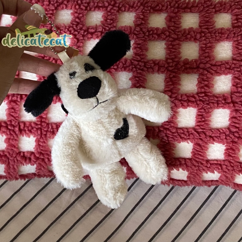 Móc Khóa Hình Cún Nhồi Bông Màu Đen Dễ Thương