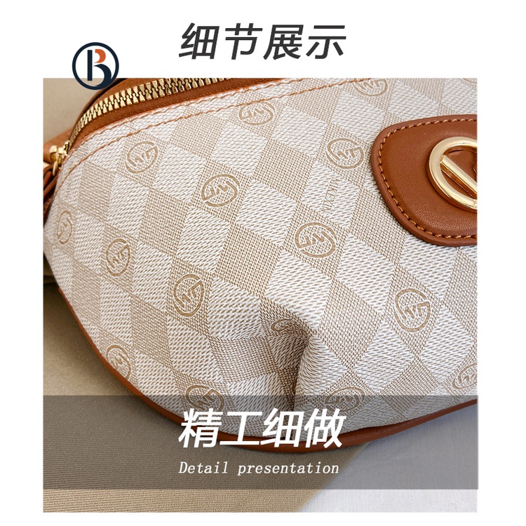 PUMB túi bao tử nữ túi đeo hông  xách nữ đeo chéo 2023 NEW Fashion phù hợp du lịch Thời trang giản dị Phong Cách Hàn Quốc GYB2391H7A38Z230920