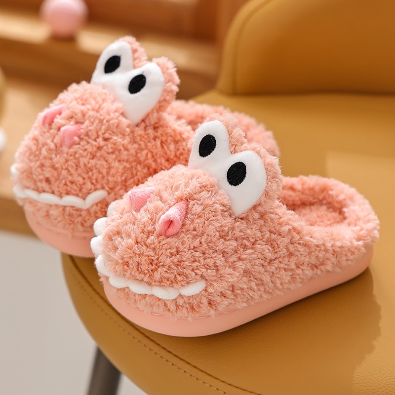 Dép cotton Đi Trong Nhà Đế Mềm Thời Trang Thu Đông Cho Bé Trai