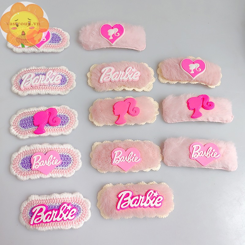 Vastji Set 2 Kẹp Tóc Mái Bằng Lông Nhung Thời Trang Cho Nữ vn